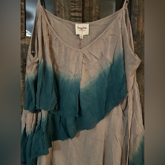 Hayden Los Angeles Ombré Strappy Flowy Tunic NWT 2 Available Sizes XL and 1X - Picture 2 of 2